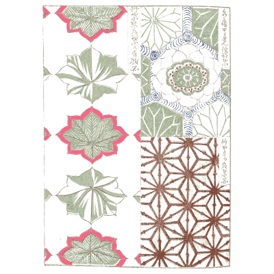 Panel sampler plate in green and red - Shin Bijutsukai, Volume 2 - 1902