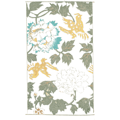 Vine and leaf panel plate - Shin Bijutsukai, Volume 2 - 1902