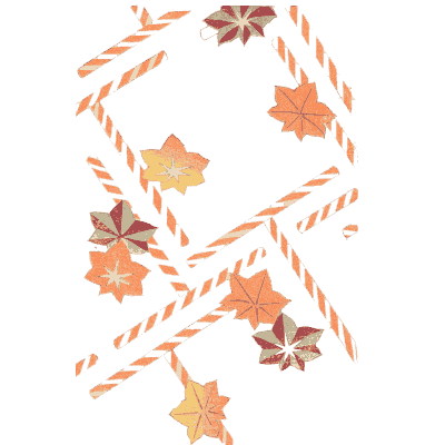 Maple and ribbon pattern plate - Shin Bijutsukai, Volume 2 - 1902
