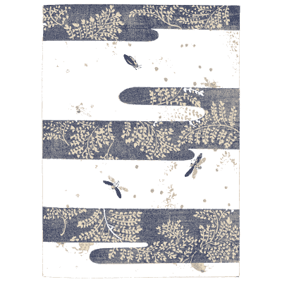 Foliage band and dragonfly plate - Shin Bijutsukai, Volume 2 - 1902