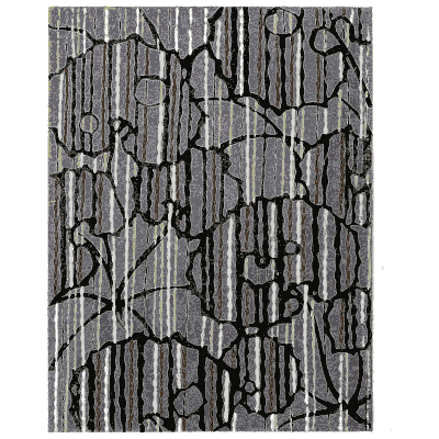 Cracked ground pattern plate - Shin Bijutsukai, Issue 18 - 1902