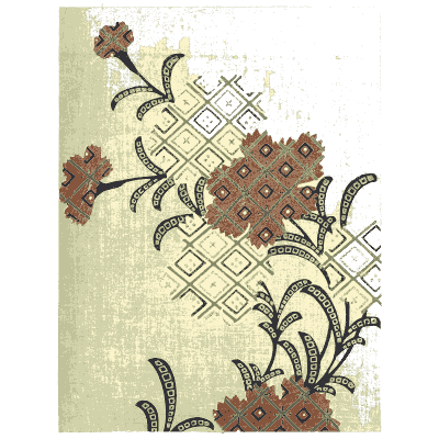 Flower and lattice pattern plate - Shin Bijutsukai, Issue 19 - 1902