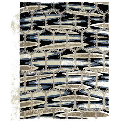 Banded weave pattern plate - Shin Bijutsukai, Issue 20 - 1902