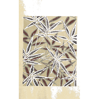 Maple leaf pattern plate - Shin Bijutsukai, Issue 21 - 1902