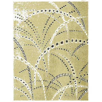Faint grass pattern plate - Shin Bijutsukai, Issue 22 - 1902