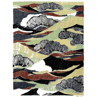 Pine hill band plate - Shin Bijutsukai, Issue 22 - 1902