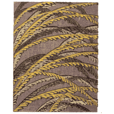 Pampas grass pattern plate - Shin Bijutsukai, Issue 23 - 1902