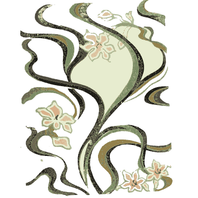 Curling ribbon pattern plate - Shin Bijutsukai, Issue 23 - 1902