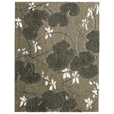 Scattered flower pattern plate - Shin Bijutsukai, Issue 24 - 1902