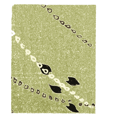 Contoured grass pattern plate - Shin Bijutsukai, Issue 24 - 1902