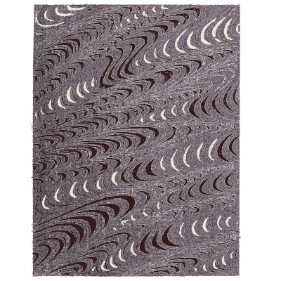 Marbled wave pattern plate - Shin Bijutsukai, Issue 24 - 1902