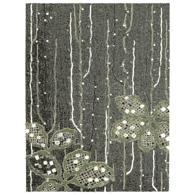 Streaked grass pattern plate - Shin Bijutsukai, Issue 24 - 1902