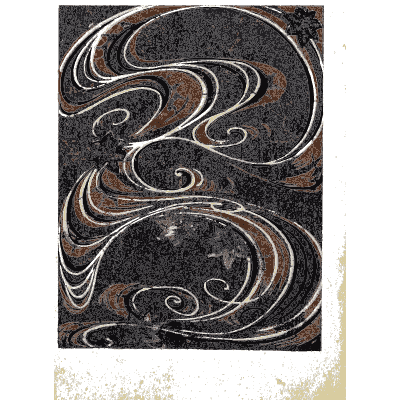 Swirled wave pattern plate 02 - Shin Bijutsukai, Issue 25 - 1902
