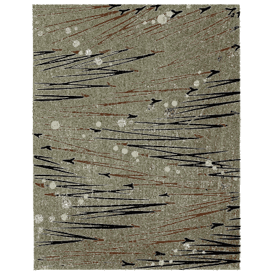 Streaked ground pattern plate - Shin Bijutsukai, Issue 27 - 1902