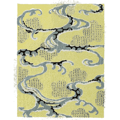Cloud band pattern plate - Shin Bijutsukai, Issue 27 - 1902