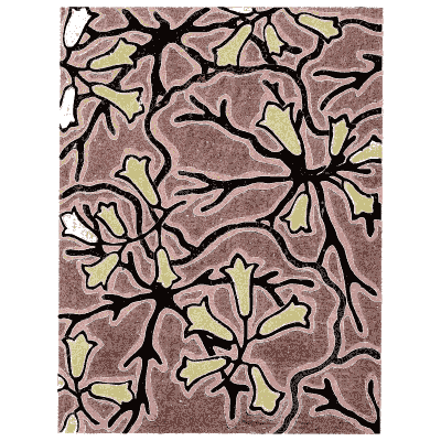 Blossom pattern plate on plum - Shin Bijutsukai, Issue 29 - 1902
