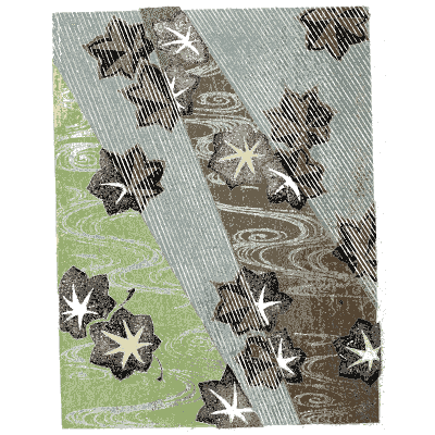 Speckled leaf pattern plate 02 - Shin Bijutsukai, Issue 29 - 1902