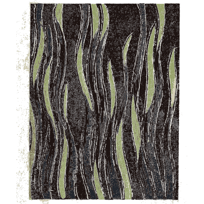 Wood grain pattern plate - Shin Bijutsukai, Issue 31 - 1902