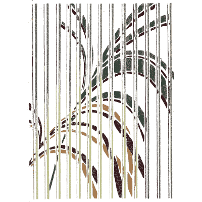 Slanted stem pattern plate - Shin Bijutsukai, Issue 31 - 1902