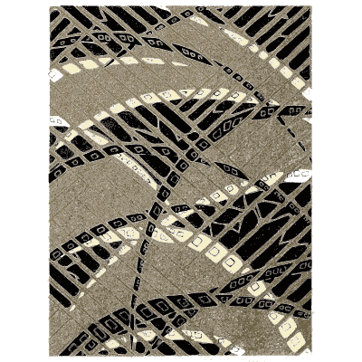 Fanned band pattern plate - Shin Bijutsukai, Issue 31 - 1902