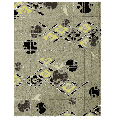 Grid and motif pattern plate - Shin Bijutsukai, Issue 32 - 1902