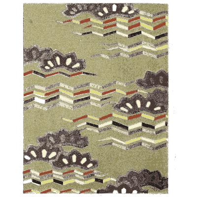 Banded motif pattern plate - Shin Bijutsukai, Issue 32 - 1902