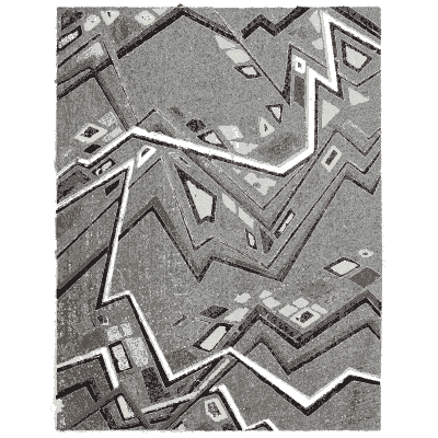 Rooftop pattern plate - Shin Bijutsukai, Issue 33 - 1902