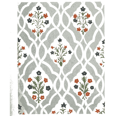 Trellis and berry pattern plate - Shin Bijutsukai, Issue 34 - 1902