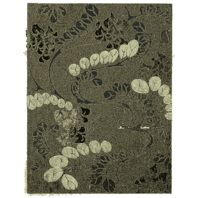 Beaded strand pattern plate - Shin Bijutsukai, Issue 34 - 1902