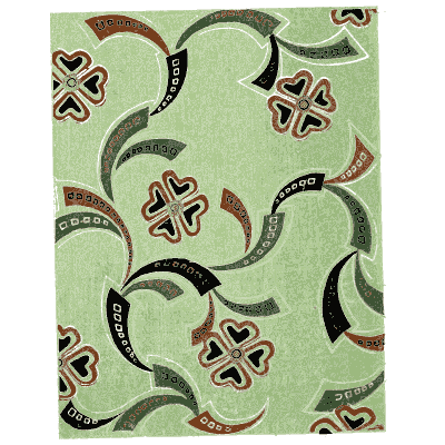 Leafy vine pattern plate - Shin Bijutsukai, Issue 34 - 1902