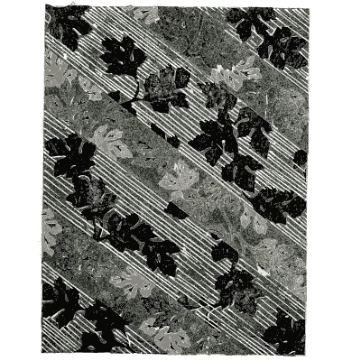 Diagonal leaf pattern plate - Shin Bijutsukai, Issue 35 - 1902