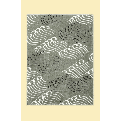 Marbled wave pattern plate - Shin Bijutsukai, Issue 35 - 1902