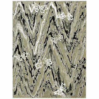 Chevron wave pattern plate - Shin Bijutsukai, Issue 35 - 1902