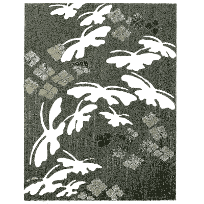 Wave and foliage pattern plate - Shin Bijutsukai, Issue 36 - 1902
