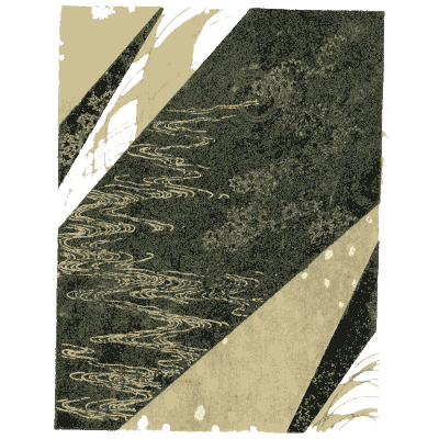 Diagonal band pattern plate - Shin Bijutsukai, Issue 37 - 1902
