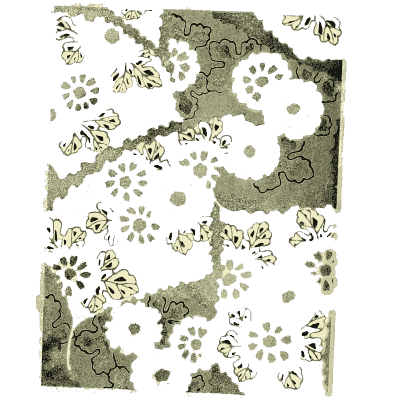 Blossom and cloud pattern plate - Shin Bijutsukai, Issue 37 - 1902