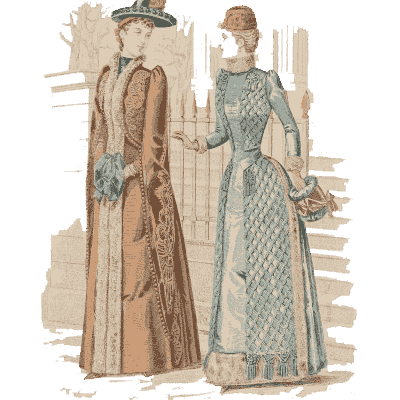 Two women in tailored coats - Fashion Plates - 1880