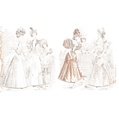 Family group in summer dress - Fashion Plates - 1880