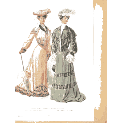 Two women in tailored travelling suits - Fashion Plates - 1880