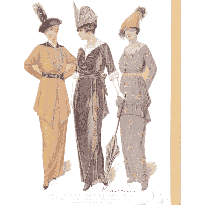 Six women in narrow gowns - Fashion Plates - 1880