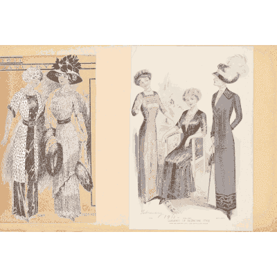 Two women in fur-trimmed coats 01 - Fashion Plates - 1880