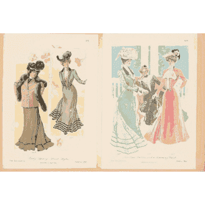 Women and children in day dress 01 - Fashion Plates - 1880