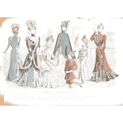 Women and children in coats 02 - Fashion Plates - 1880