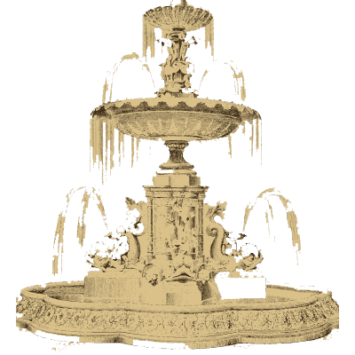 Fountain with water jets - Macfarlane's Castings: Ornamental Fountains and Park Furniture - 1882