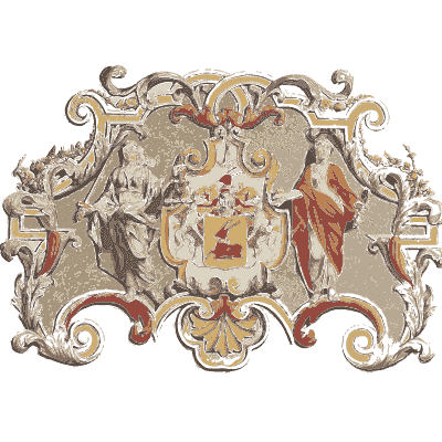 Rococo dedication cartouche - Metamorphosis Insectorum Surinamensium - 1719