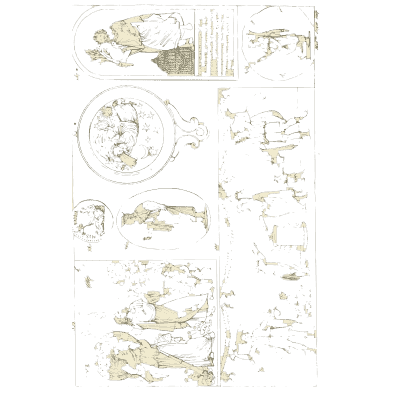 Medallions and panels with small scenes - Galerie Mythologique, Volume 1 - 1811