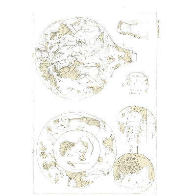 Round dishes carved with figures - Galerie Mythologique, Volume 1 - 1811