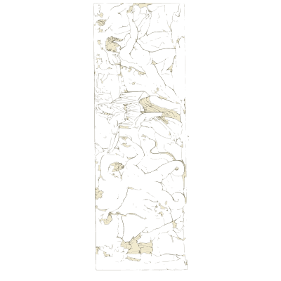 Tall frieze of struggling figures 01 - Galerie Mythologique, Volume 1 - 1811