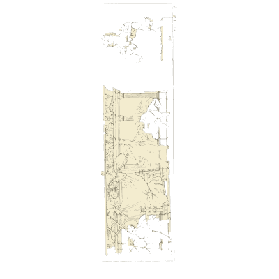 Relief of figures gathered at a couch - Galerie Mythologique, Volume 1 - 1811