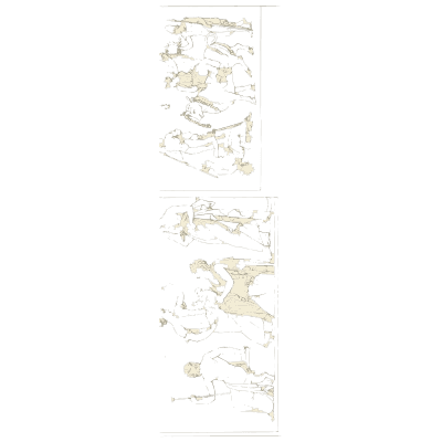 Panels with mounted figures - Galerie Mythologique, Volume 1 - 1811